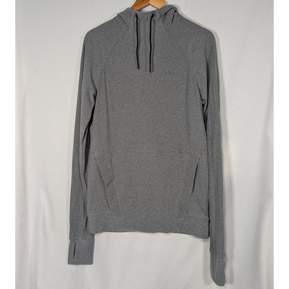 Nobull Performance Pullover Hoodie Gray Pockets M… - image 1